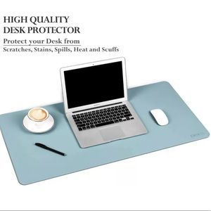 EMINTA Large Desk Pad Protector, 2019 Upgrade Stitched Edge 35.4 x 17Inch PU Lea